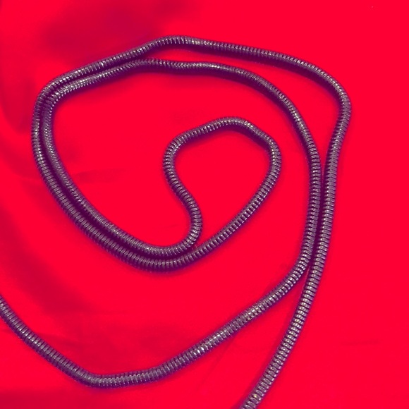 Navy Mesh Shoulder Bag - Picture 6 of 8